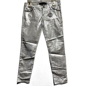 Silent Disco By Celebrity Pink Junior PEARL Size 9 Skinny Pant Studded NWT